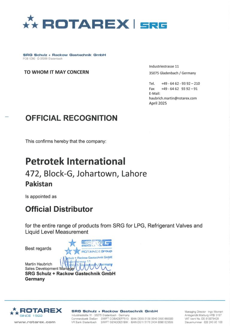 SRG OFFICIAL DISTRIBUTION LETTER